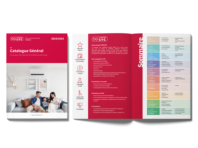 Aperçu du catalogue général CVC 2024-2025 couverture et sommaire